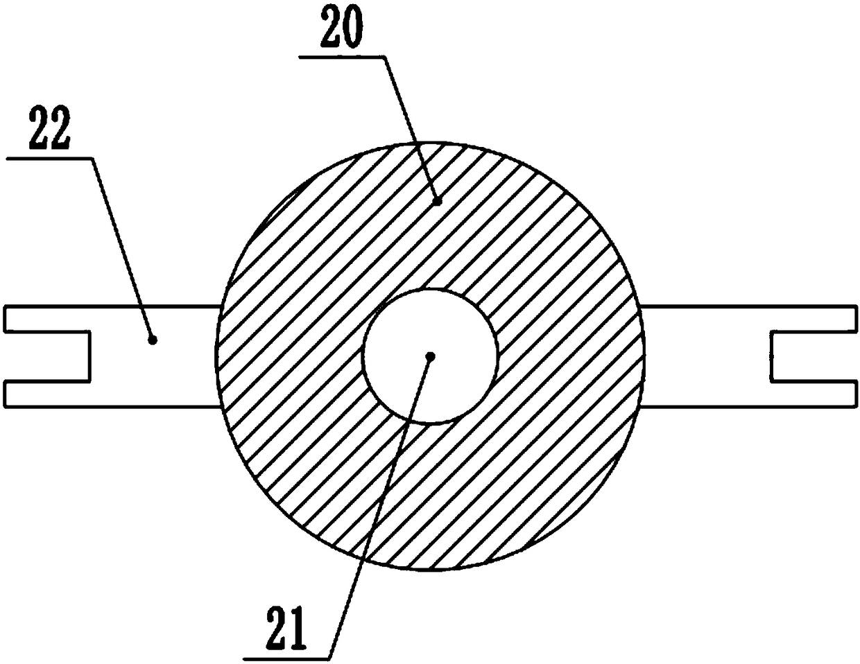 Double-station cutting device for automobile pipe fitting processing