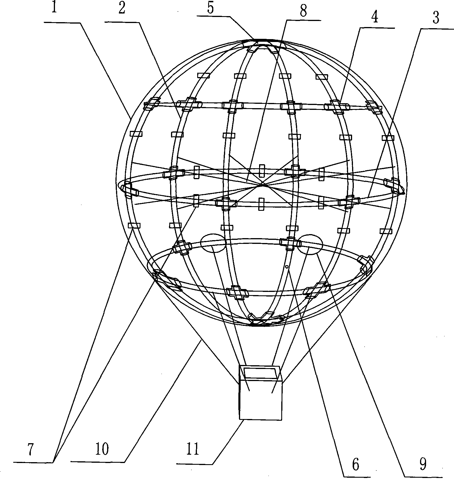 Shape preserving high-altitude balloon