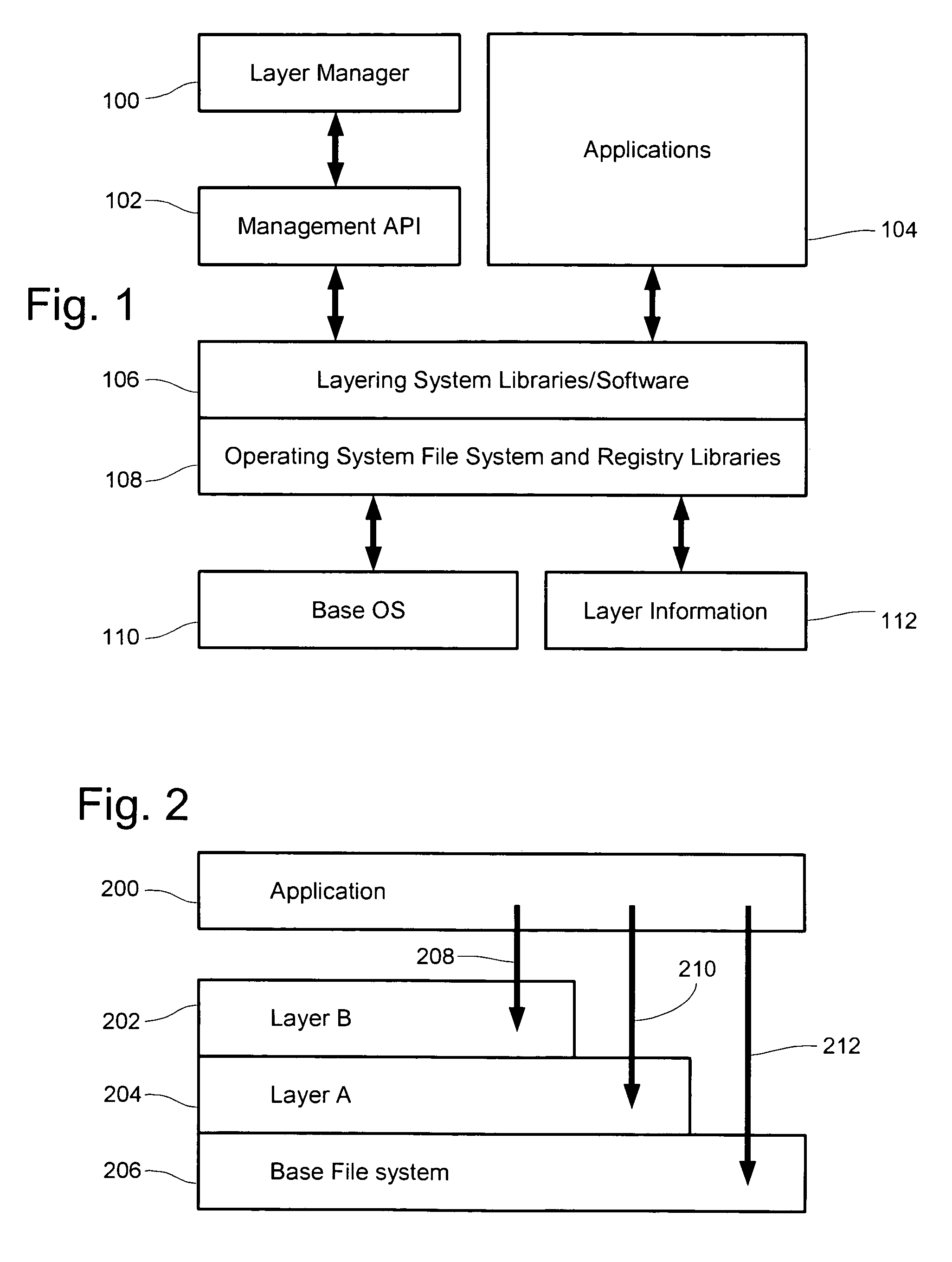 File type associative application layered system