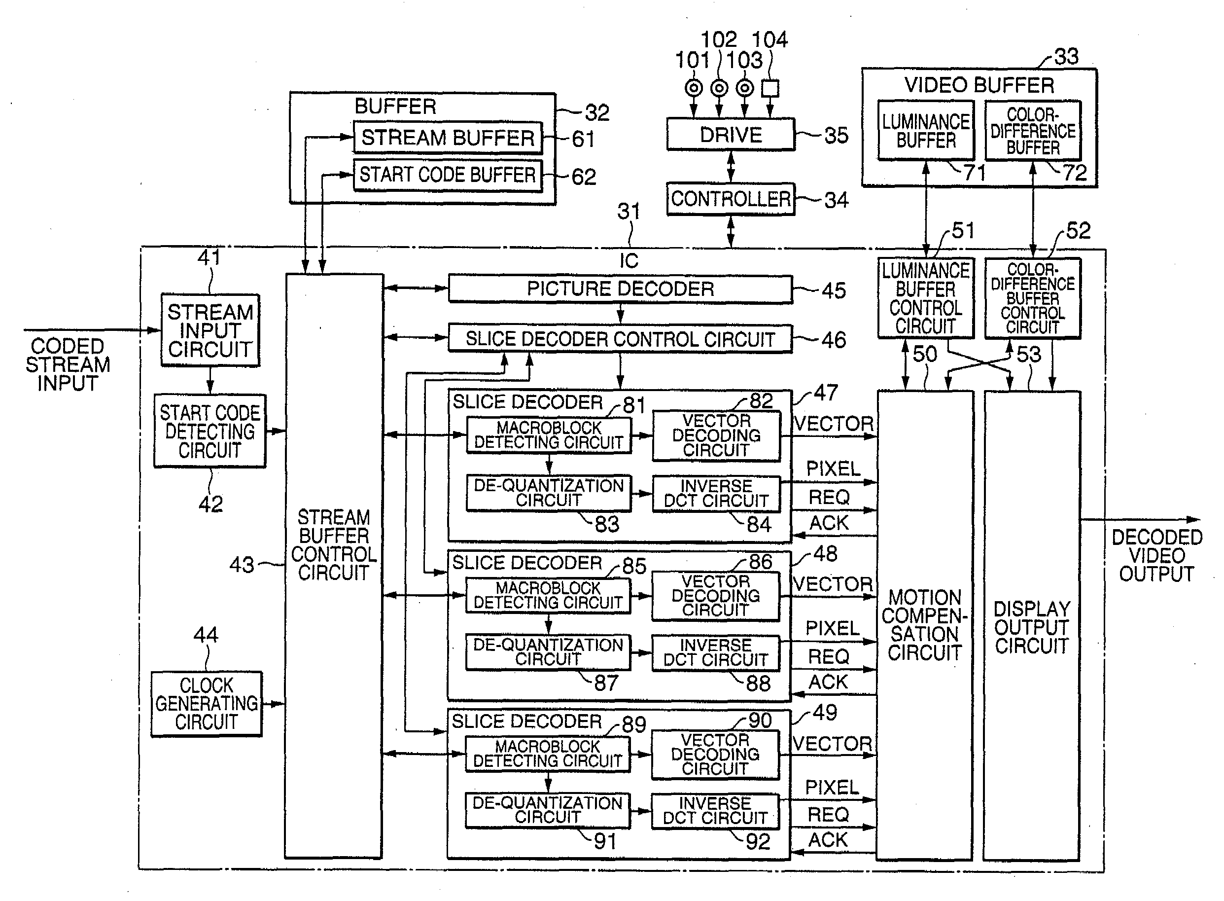 Decoding device, decoding method, recording medium, and program