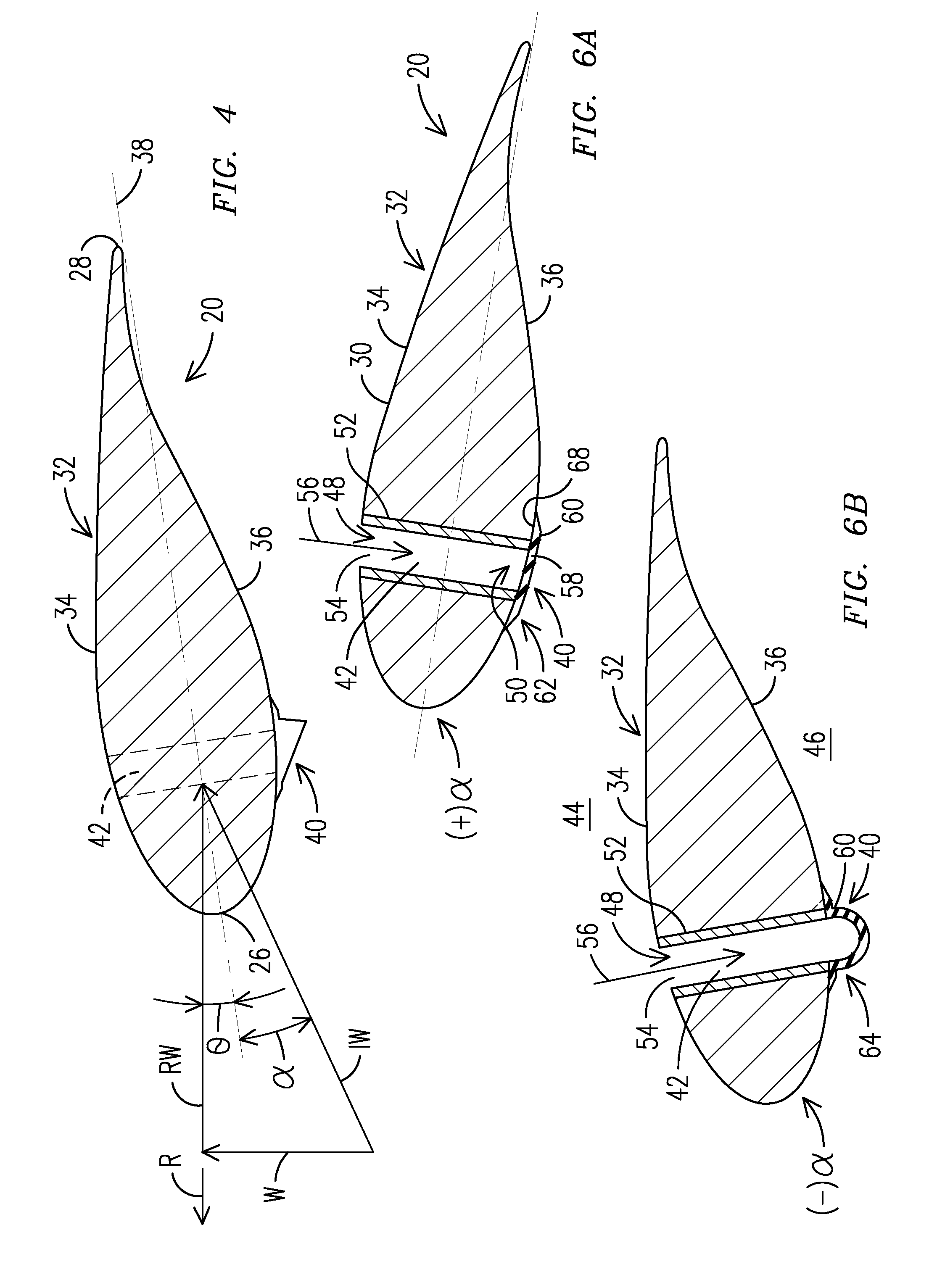 Load mitigation device for wind turbine blades