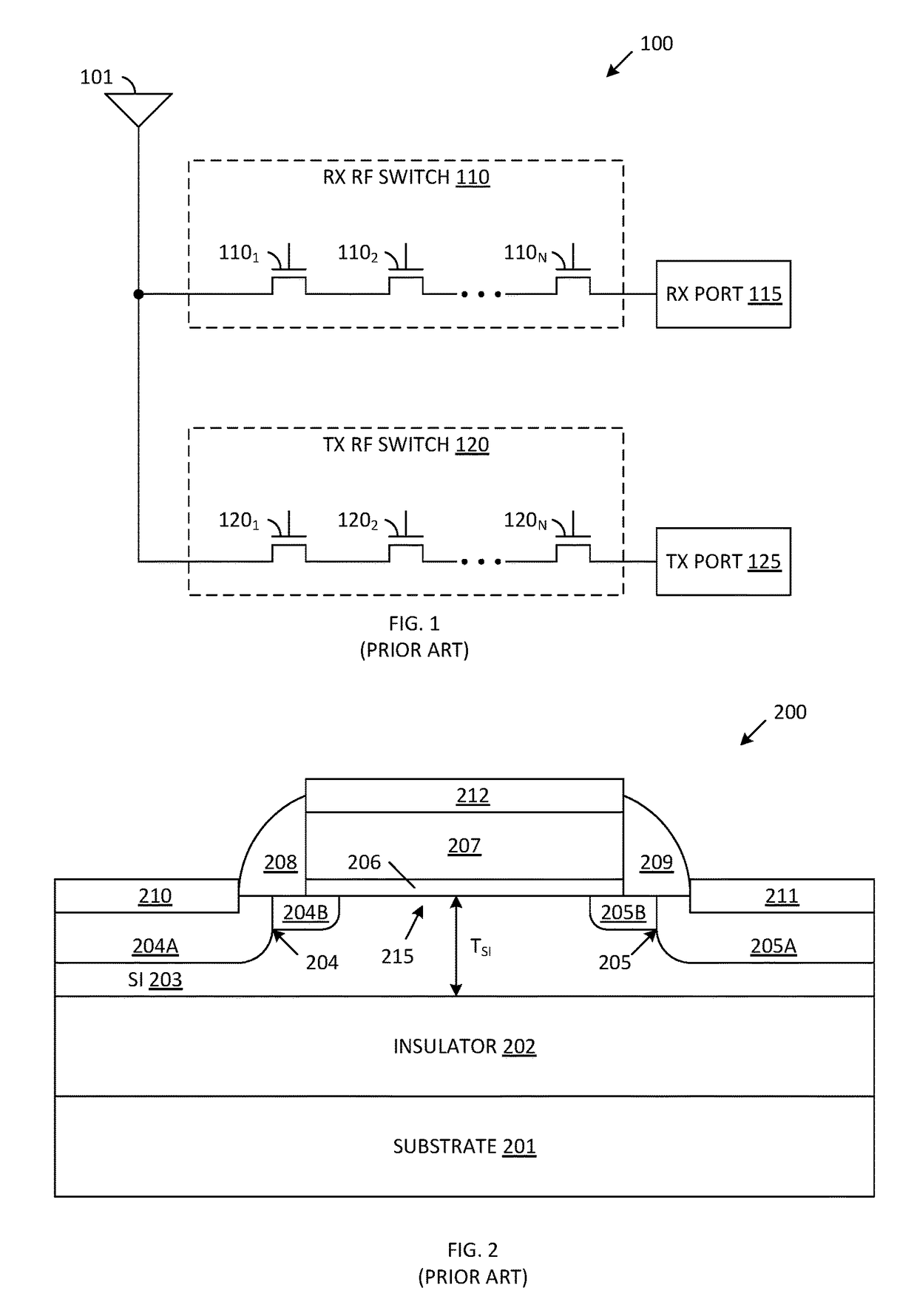 Nickel silicide implementation for silicon-on-insulator (SOI) radio frequency (RF) switch technology