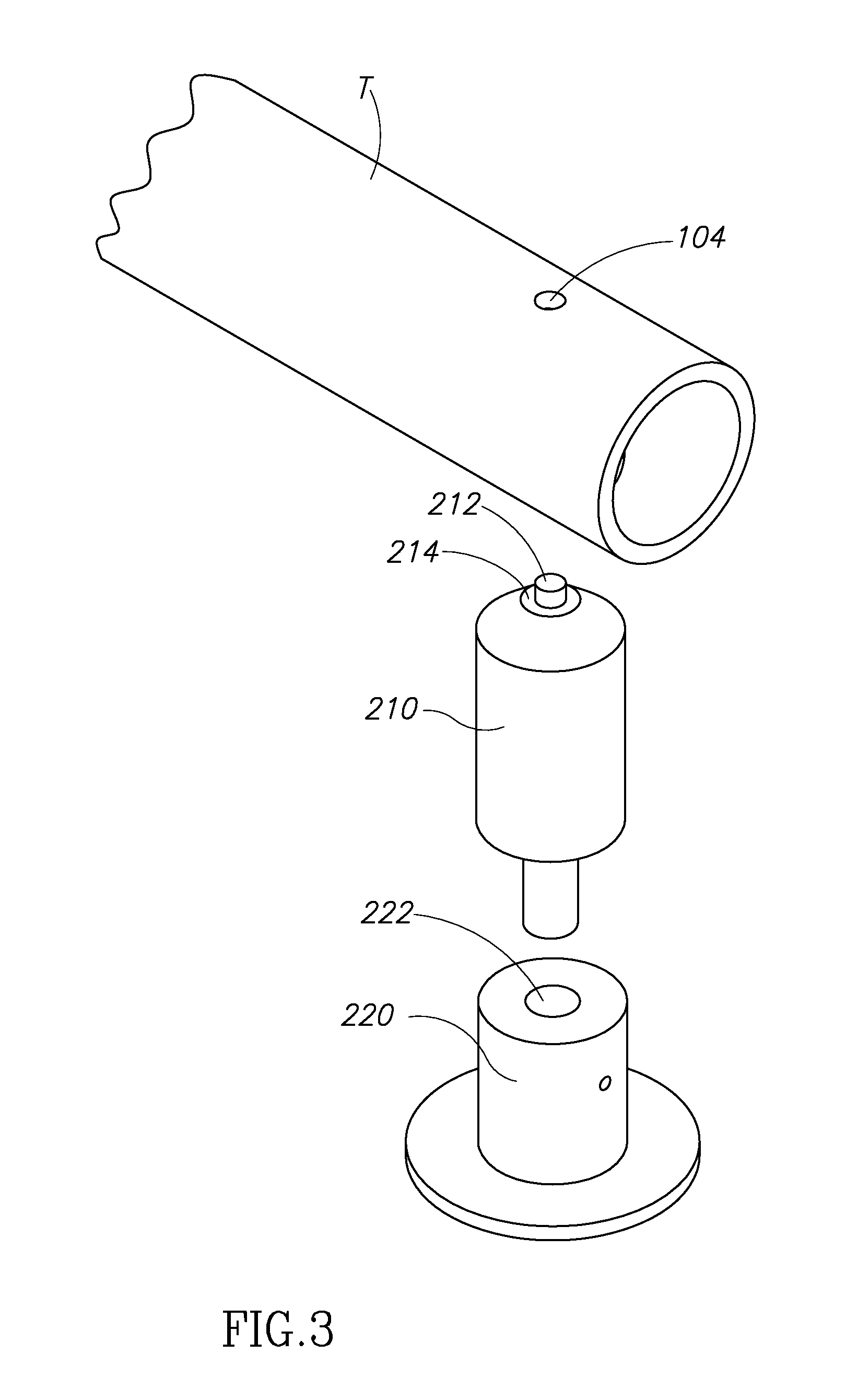 Method and system for securing a cross member to a tube