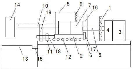 Device and method for vibrating upsetting joint at end of steel pipe