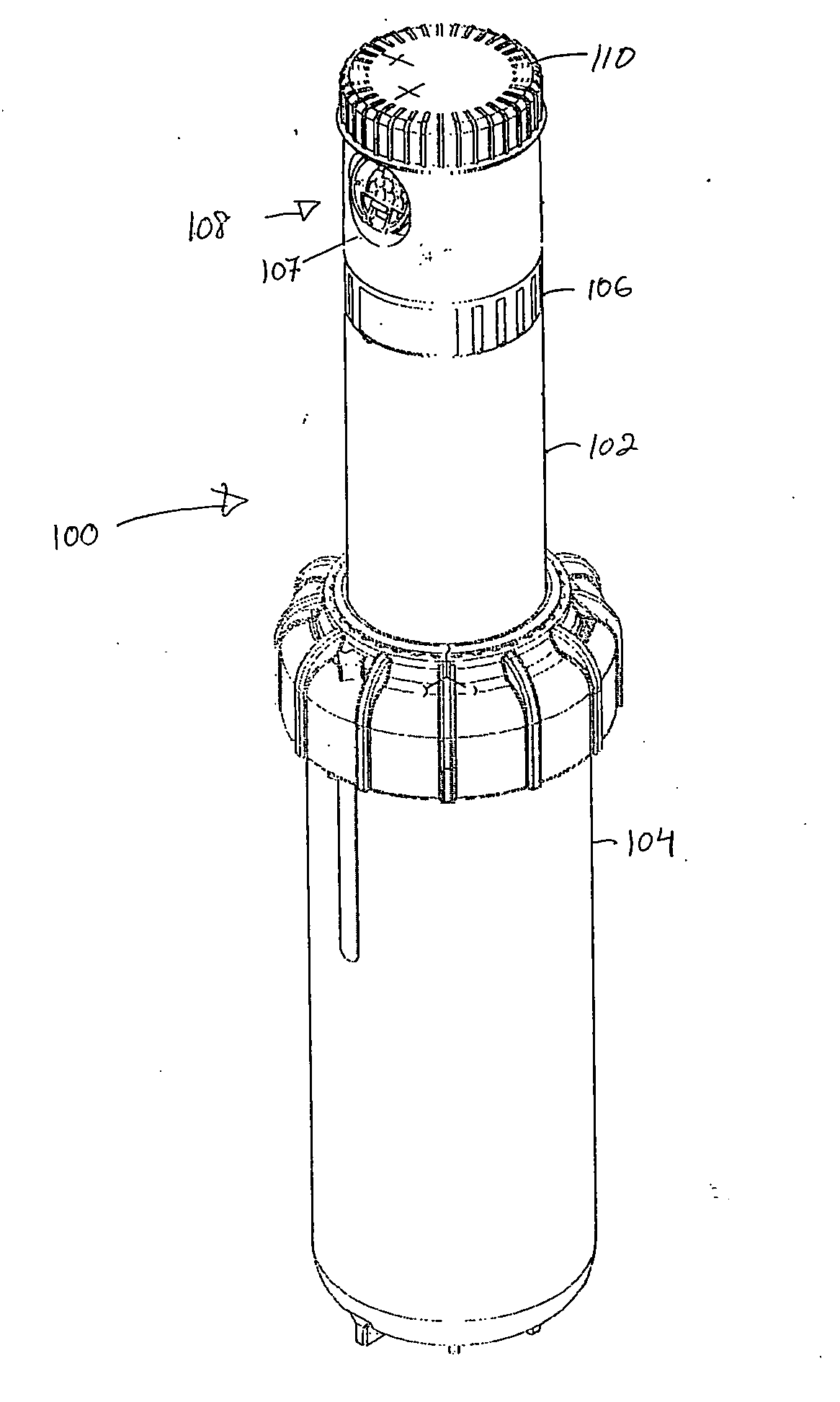 Hexagonal sprinkler nozzle