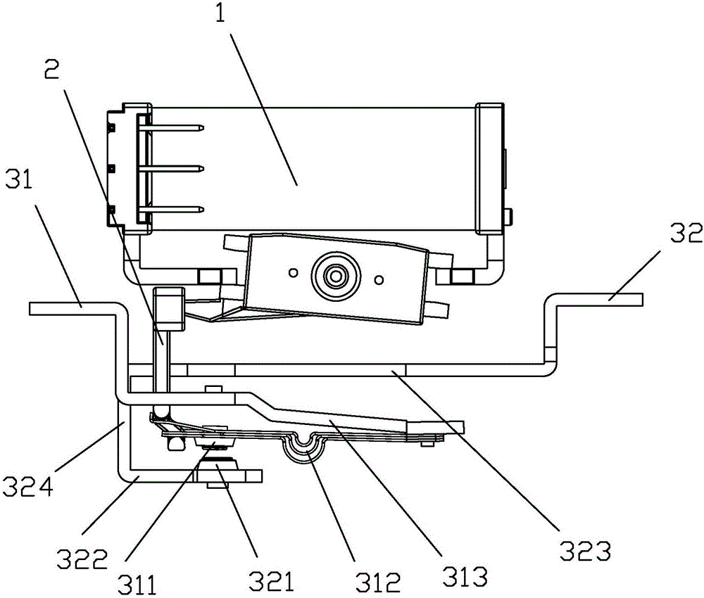 Magnetic latching relay capable of resisting short-circuit current