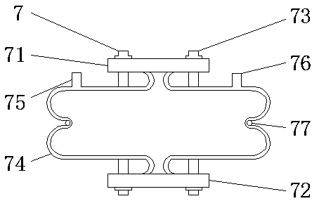 Crutch used for nursing in department of orthopedics and capable of reducing pain