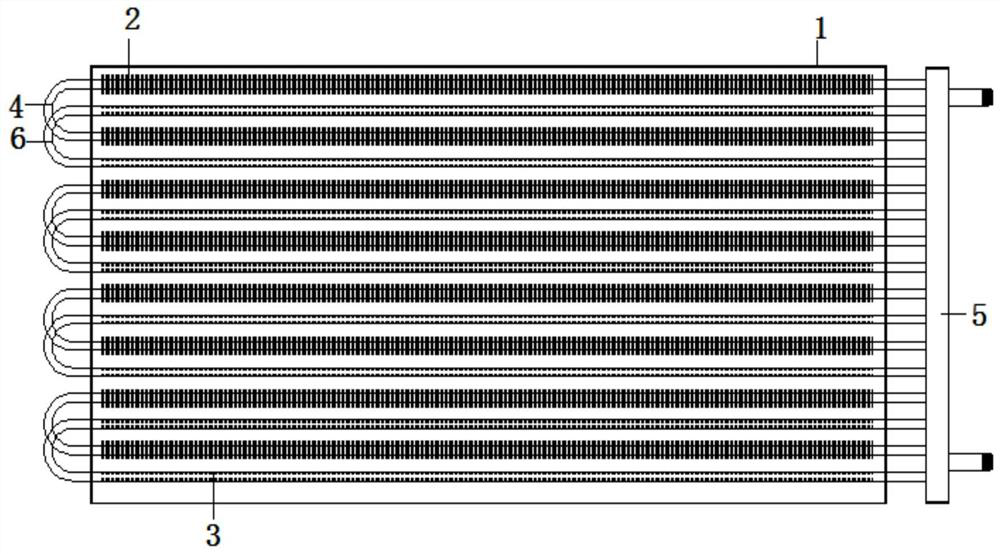 Heat dissipation and heat absorption synchronous cross type heat exchanger