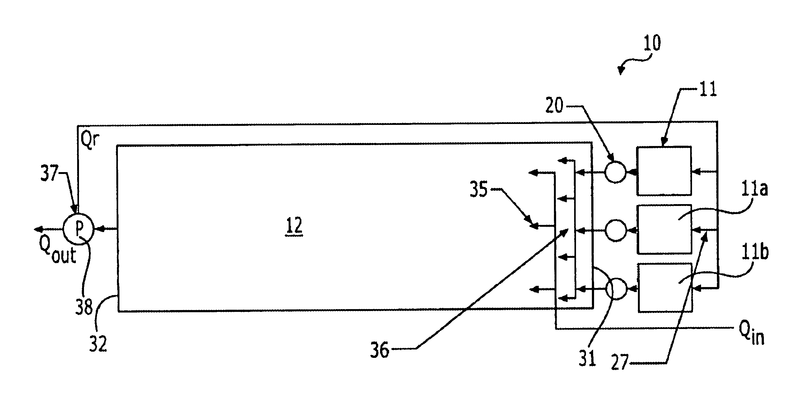 Tidal vertical flow wastewater treatment system and method