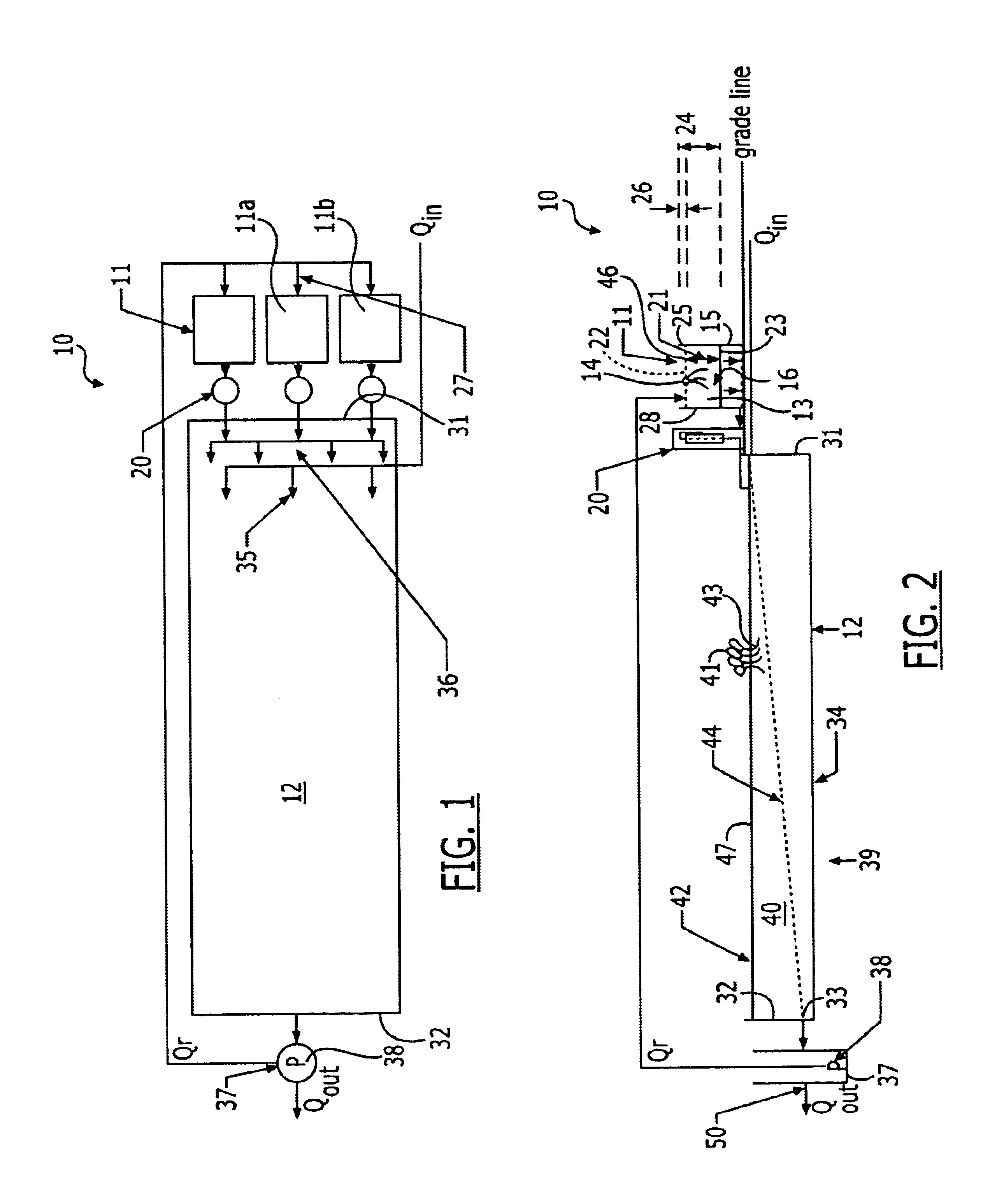 Tidal vertical flow wastewater treatment system and method