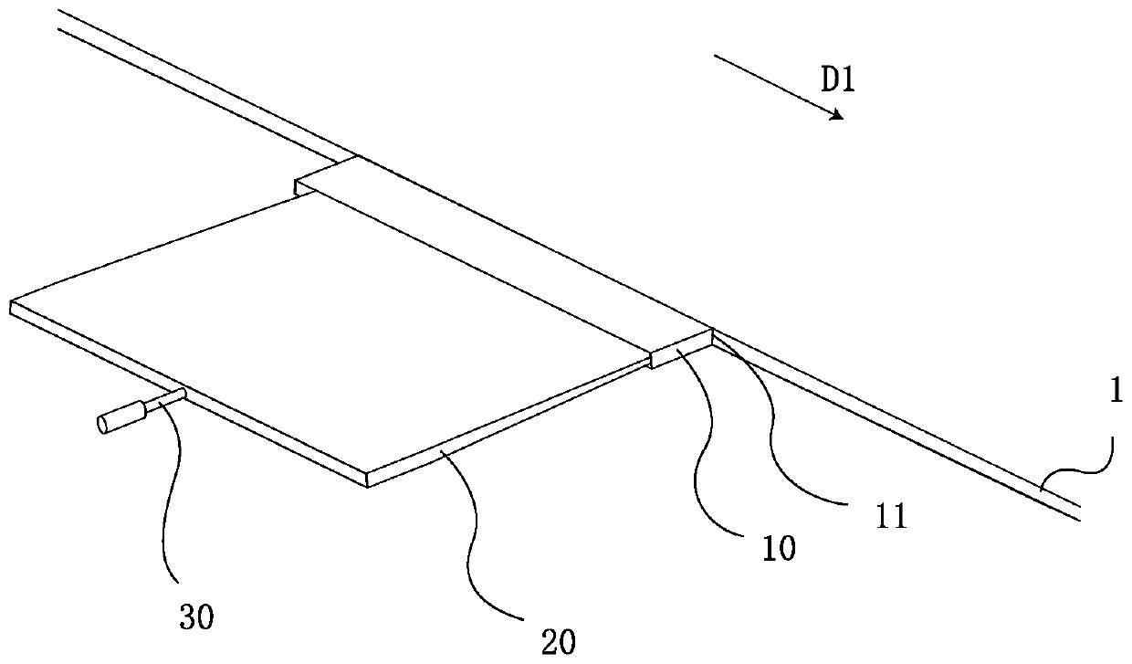 Chord length changing device, blade, chord length changing control method and control system