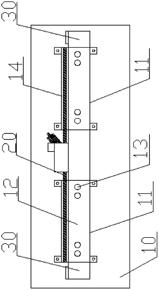 A front-end frame assembly structure of an automobile sunroof frame