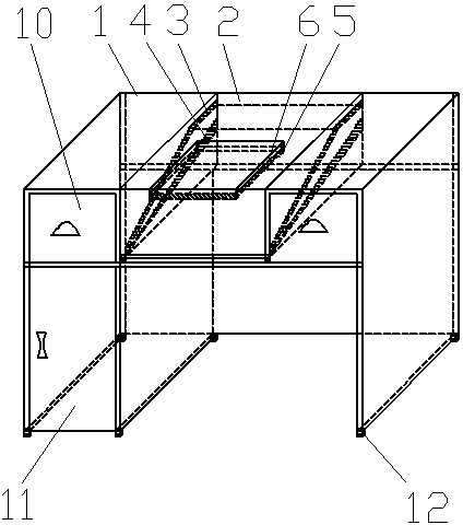 Multifunctional office desk