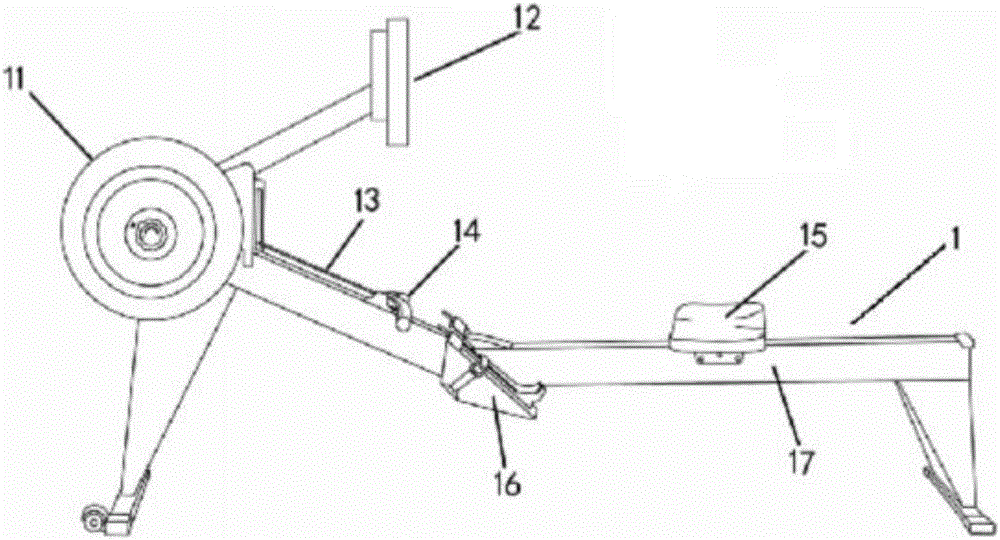 Body building method based on indoor rowing machine and heart rate monitoring