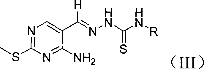 Diheterocycle compound containing 4-thiazolidinone and pyrimidine, synthetic method and application thereof