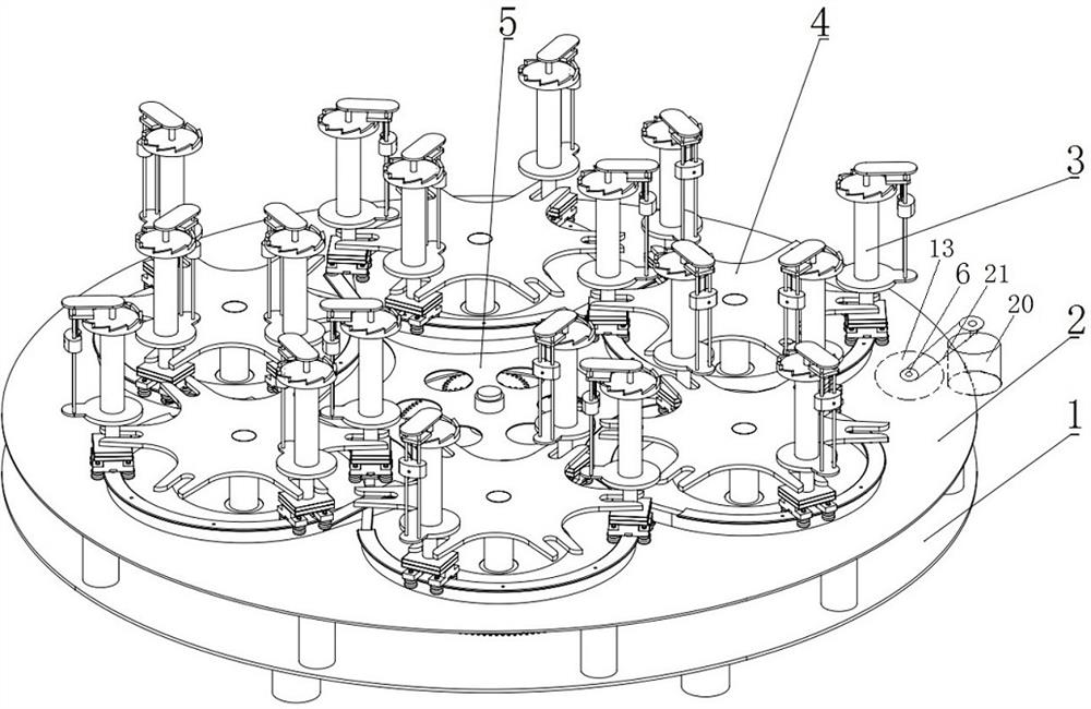 A track-changing anti-twist wire rope braiding machine