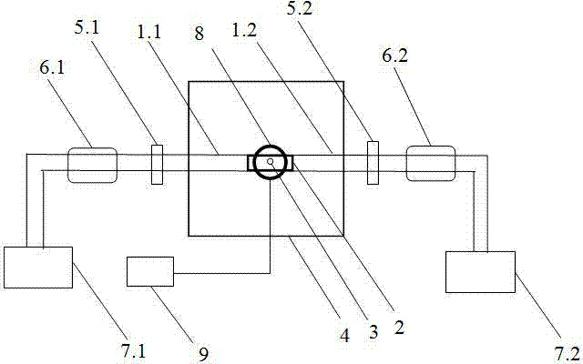 Method and device for manufacturing light trap with hollow photonic crystal fiber