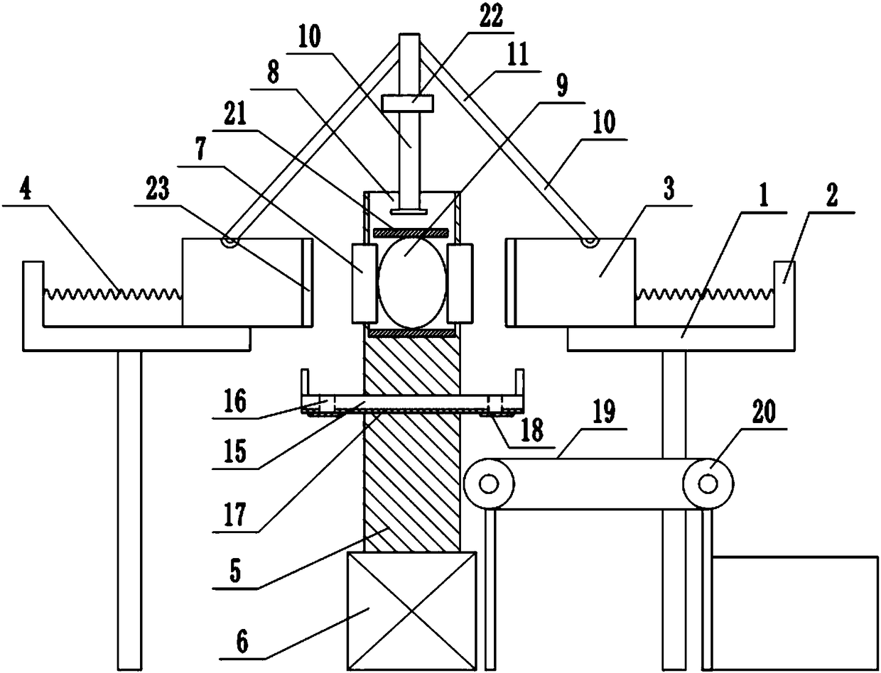 Gear polishing device