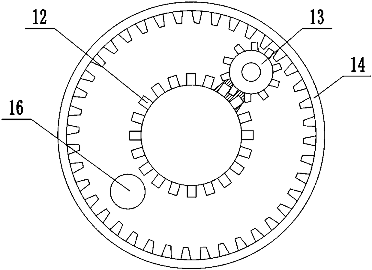 Gear polishing device