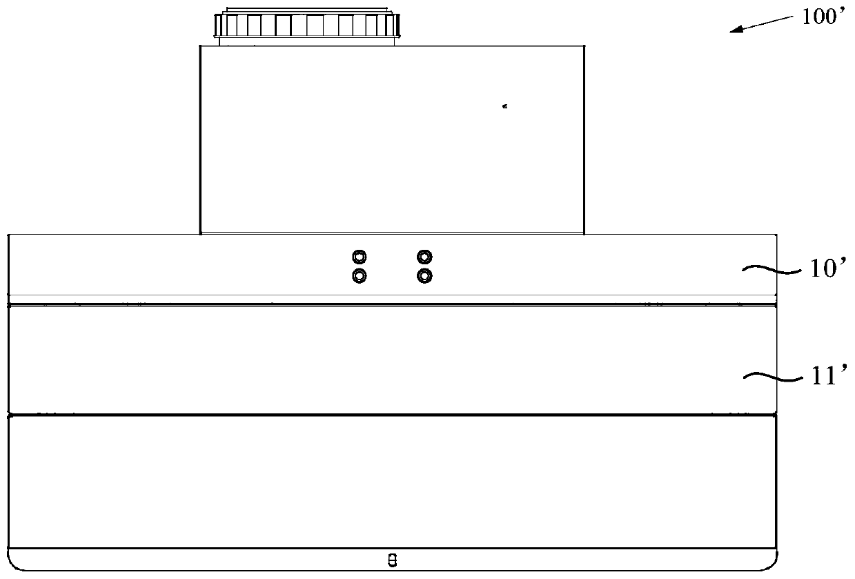 Side suction range hood