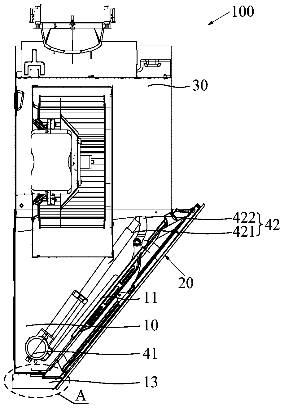 Side suction range hood