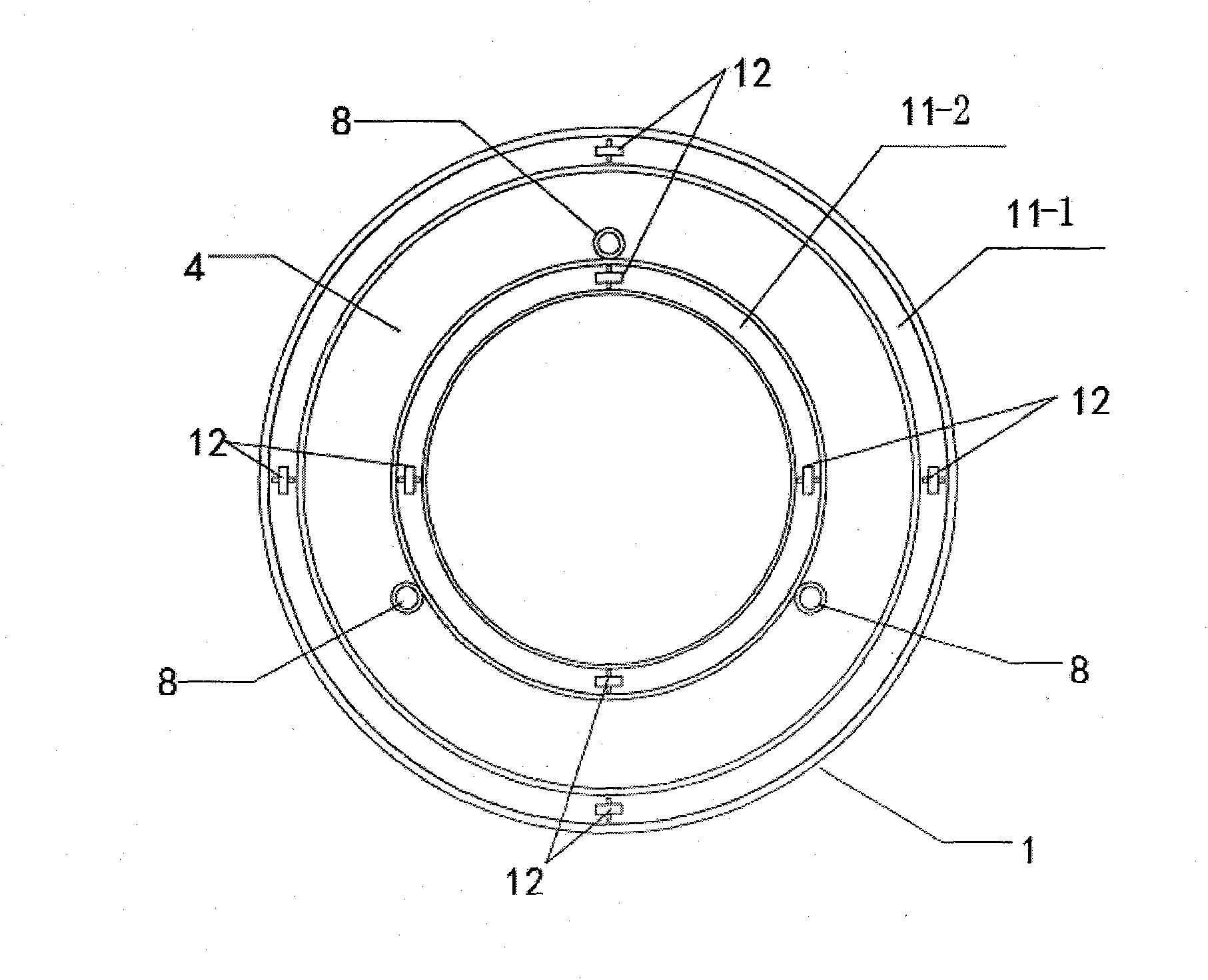 Cooking turntable for dining table