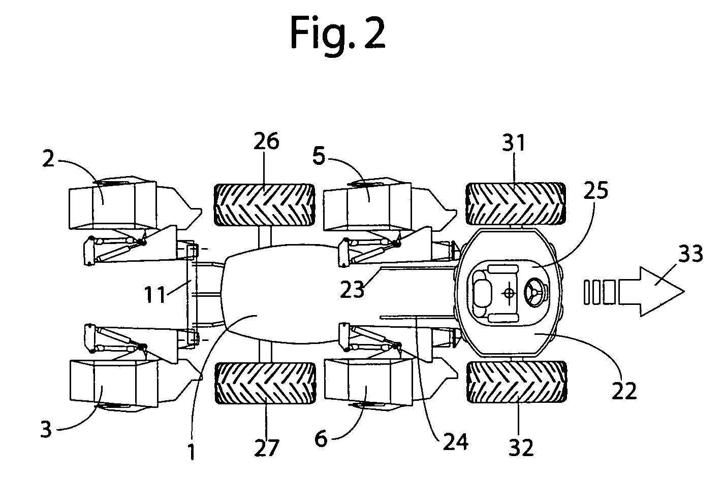 Agricultural machine for cutting products