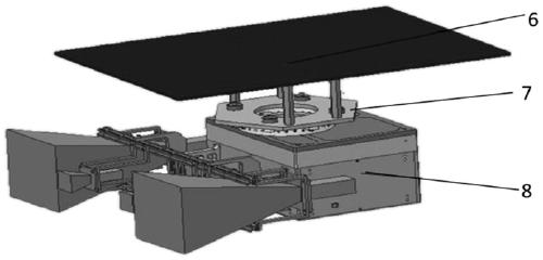 Unmanned helicopter-mounted electromagnetic active calibration device, system and method