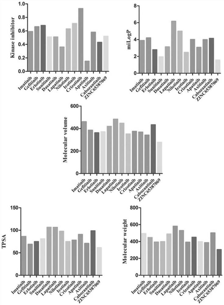 Application of a compound in the preparation of antitumor drugs