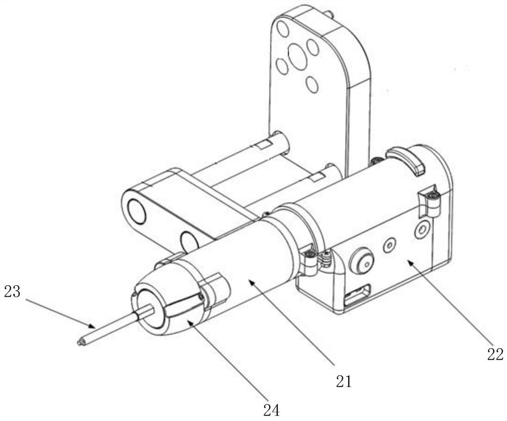 Thread tightening device based on visual positioning and control method