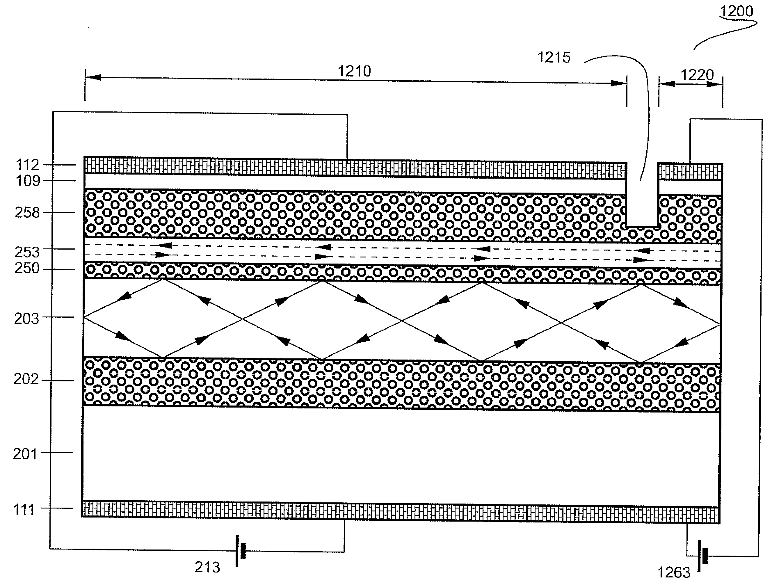 Method for improvement of beam quality and wavelength stabilized operation of a semiconductor diode laser with an extended waveguide