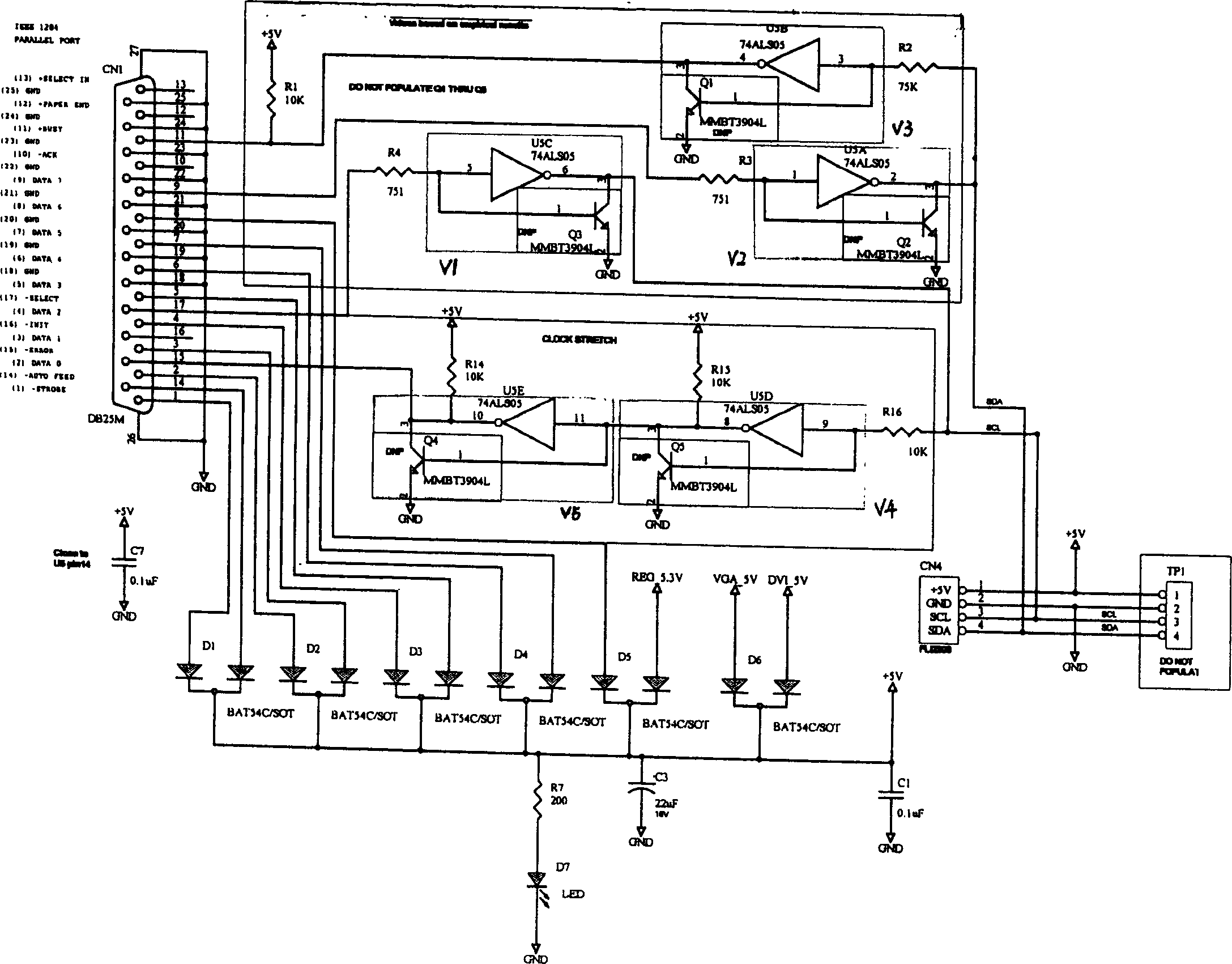 Software upgrading circuit module of TV set