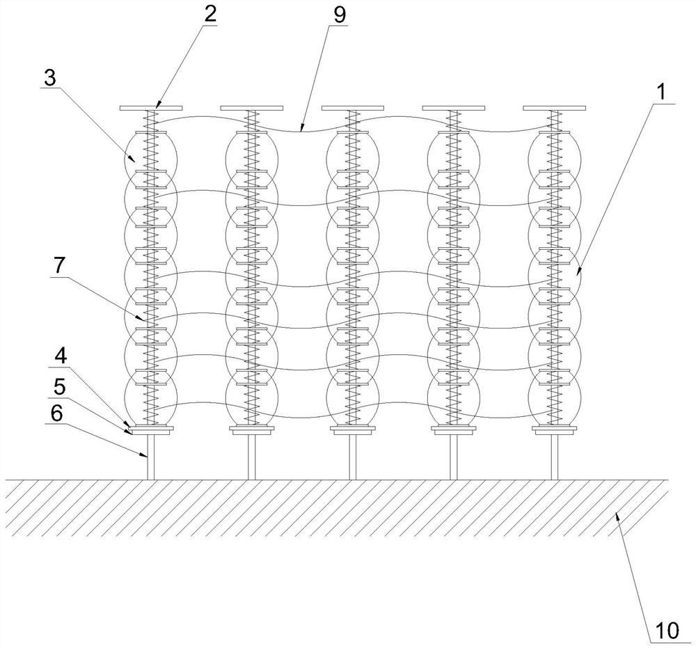 Anti-collision guardrail for highway traffic safety facility engineering