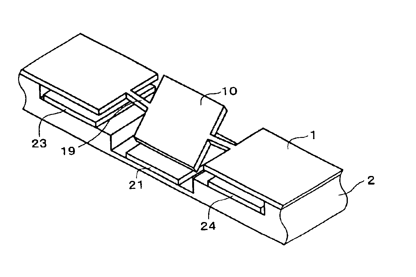 Mirror device, optical switch, electronic instrument and mirror device driving method