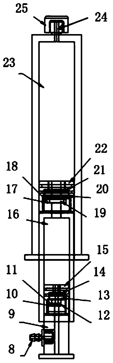 Gas tension balancing device for calibration tests of blood-gas analyzer