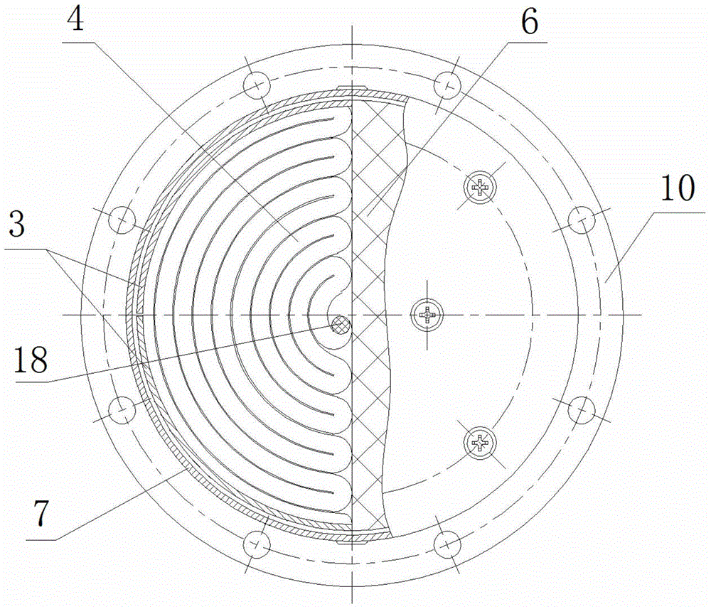 Electromagnetic automatic line throwing appliance for recycling underwater robot