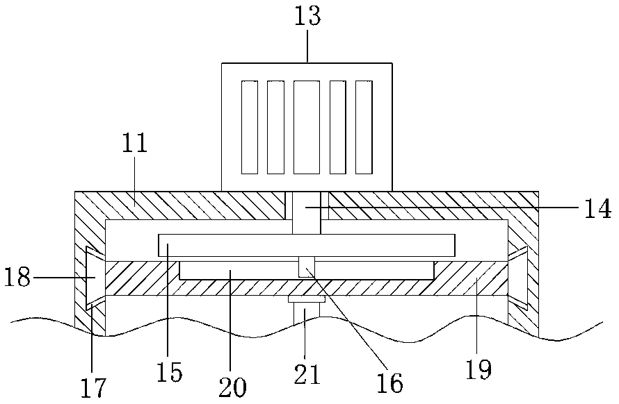 Device for accelerating sedimentation of fine-grained diamond micro-powder