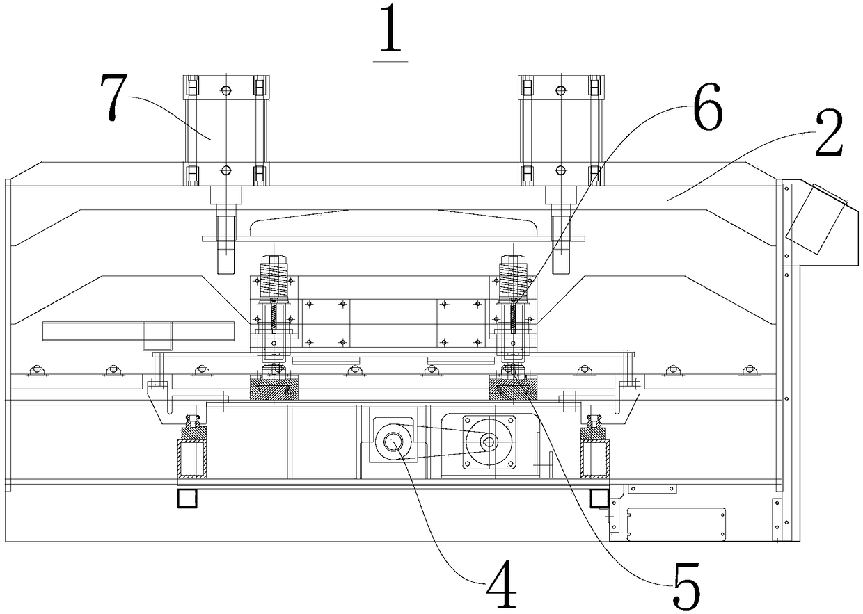 Rib rolling device and rib rolling equipment