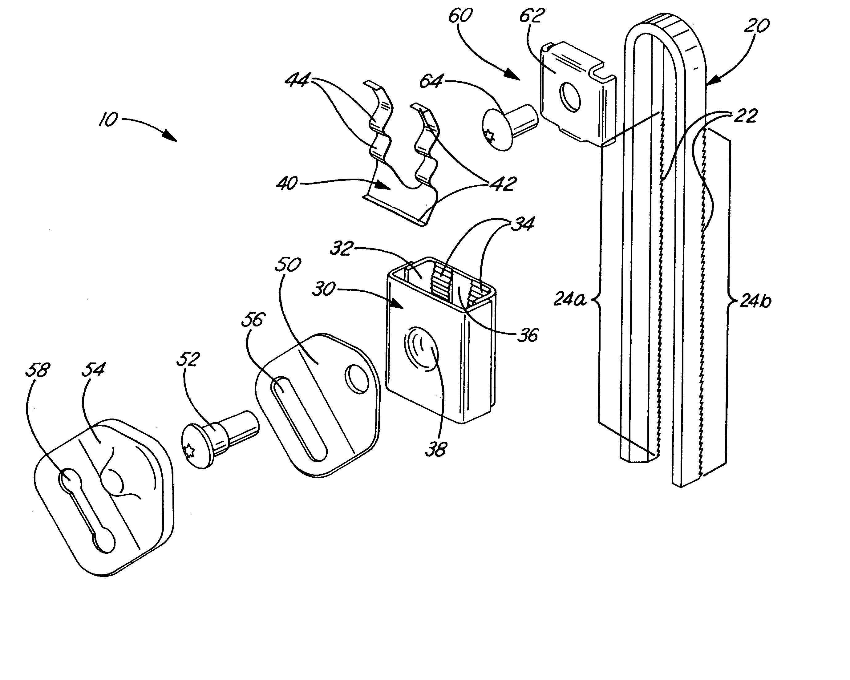 Shoulder belt height adjuster assembly and method