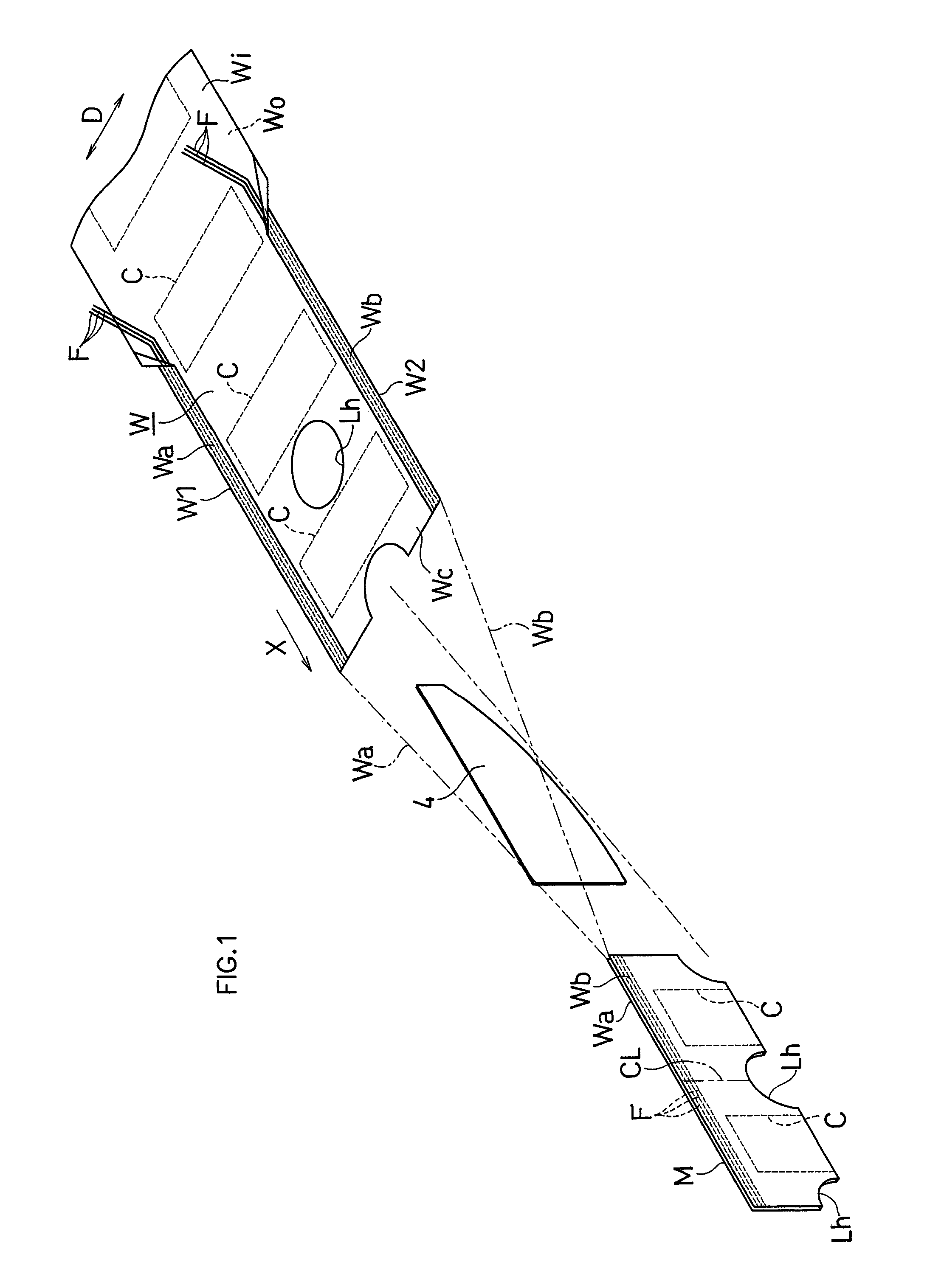 Web folding apparatus, web folding method, and worn article producing method