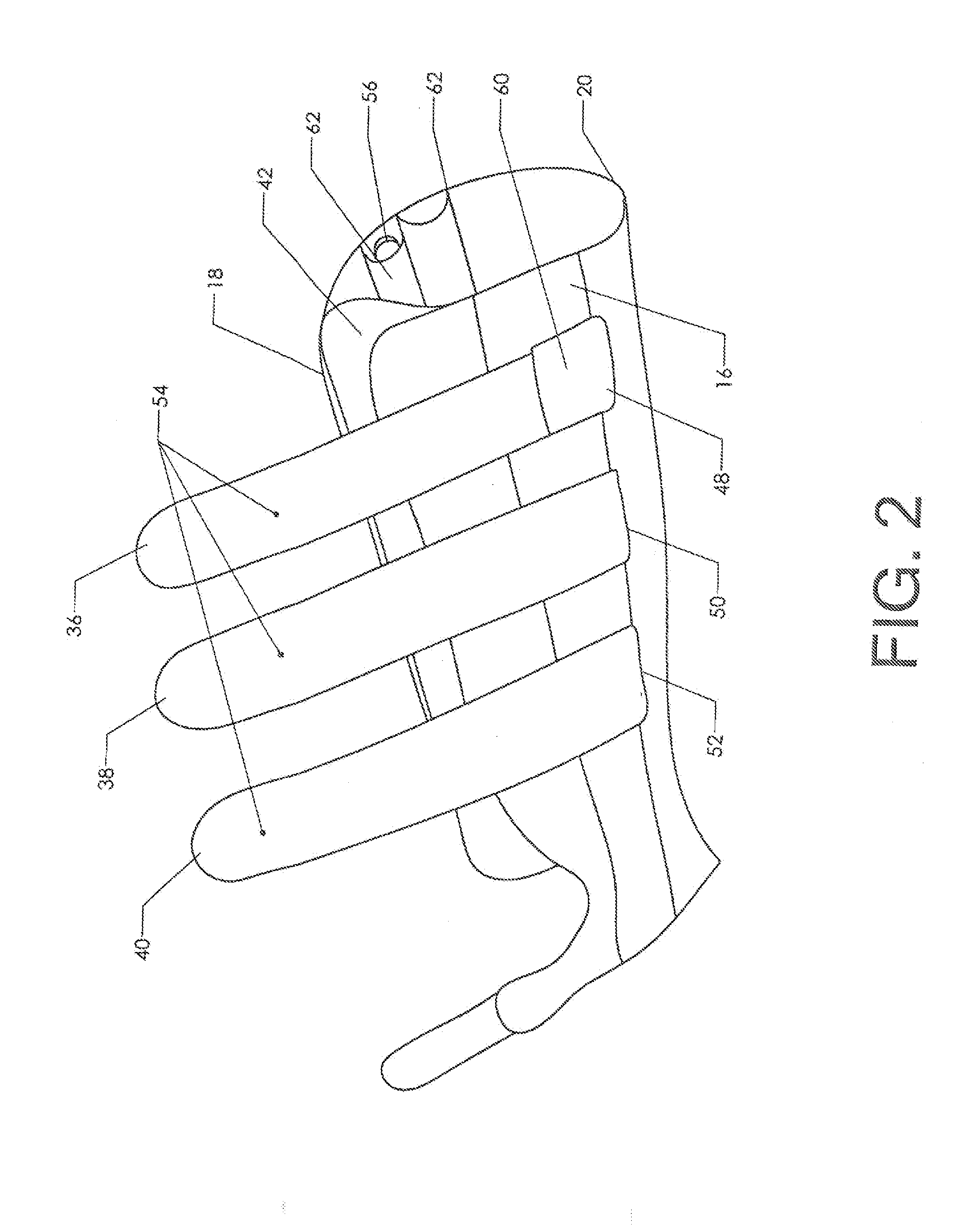 Wrist Orthotic With Taper Adjusting Binding Strap