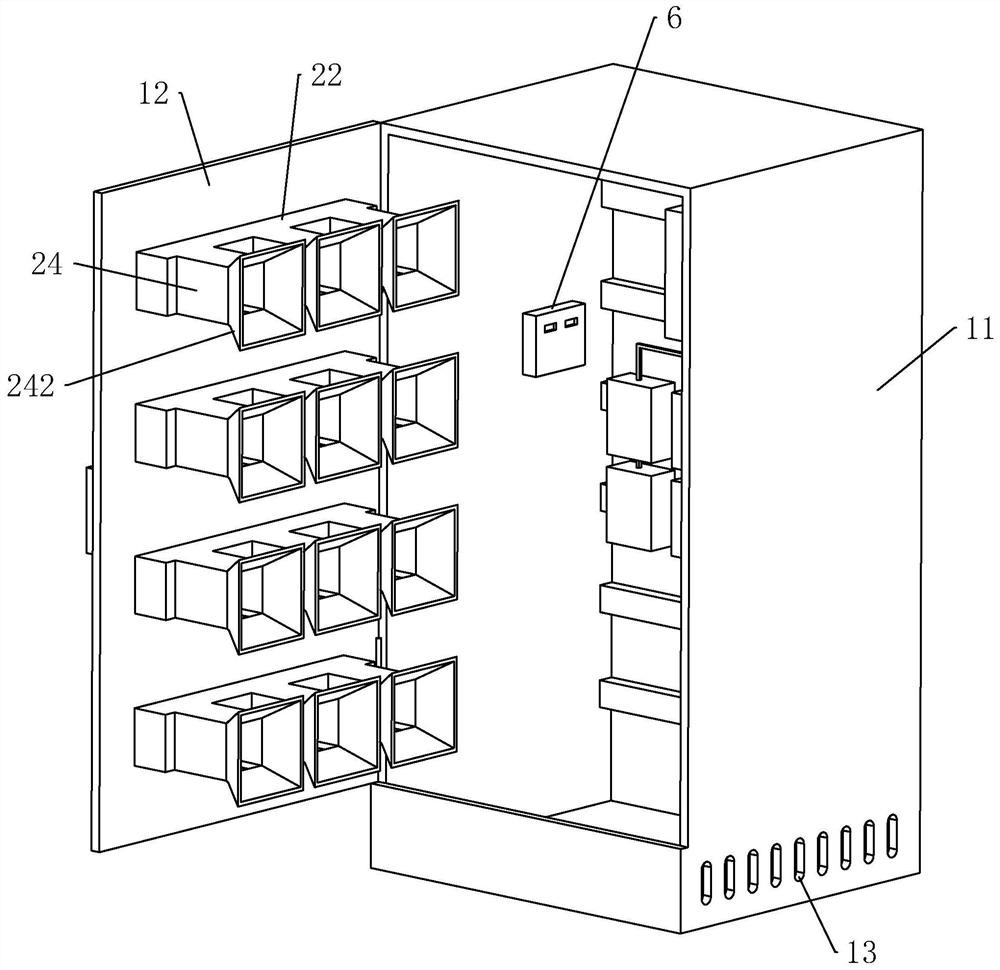 Intelligent heating and dehumidifying control cabinet