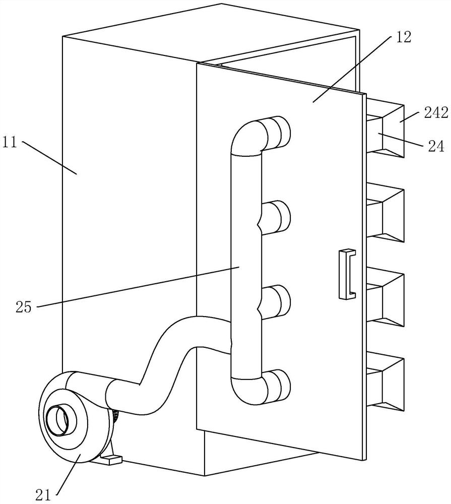 Intelligent heating and dehumidifying control cabinet