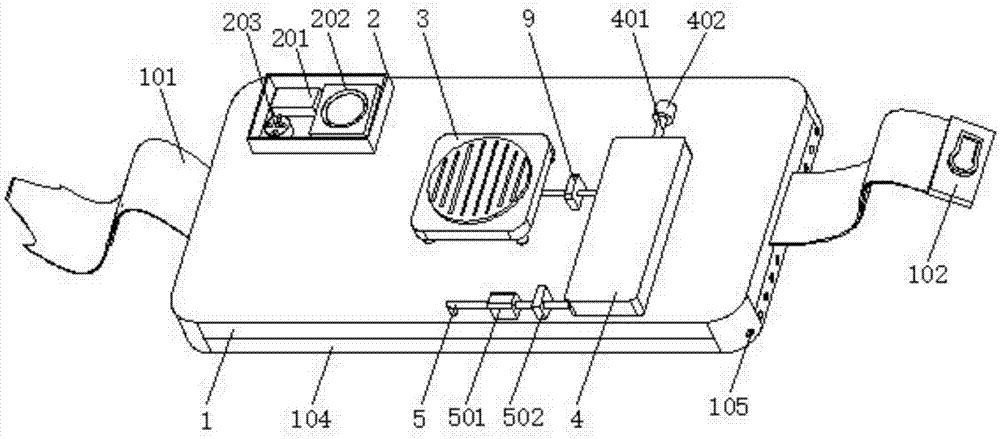 Rapid cooling apparatus applied to general nursing