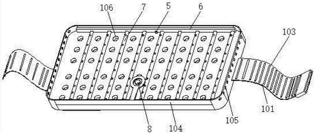 Rapid cooling apparatus applied to general nursing