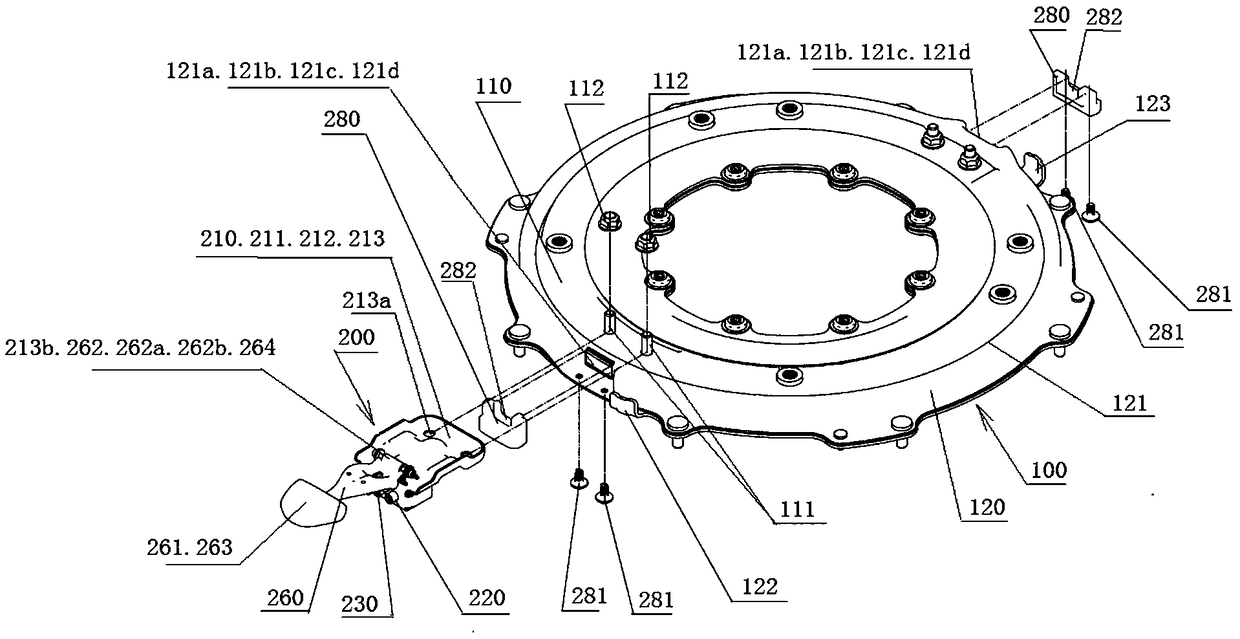 Rotary locking mechanism for chair