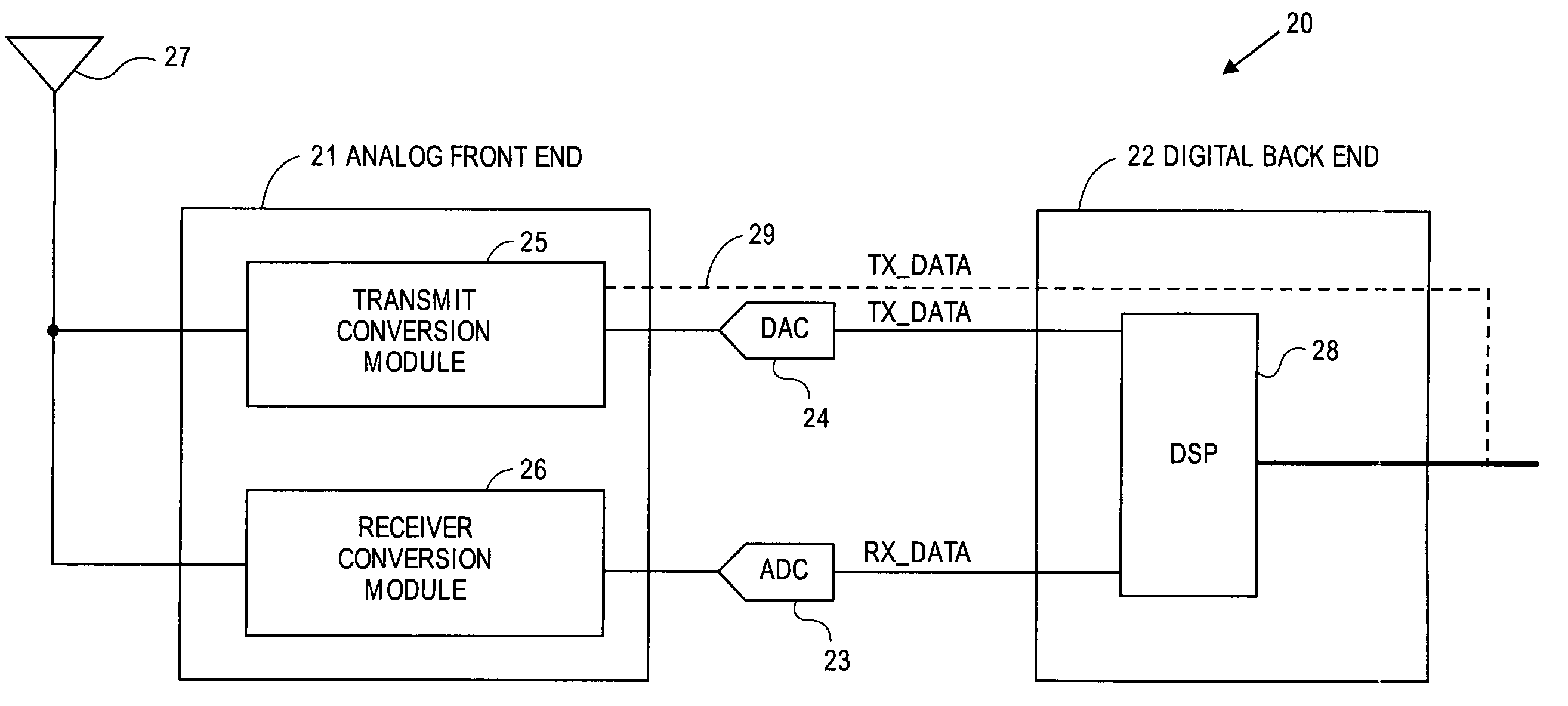 Multi-protocol radio frequency identification reader transceiver