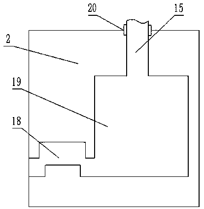 Low-consumption thermal circulation type glass processing kiln furnace