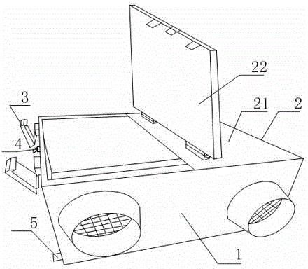 Easy-to-install fresh air system