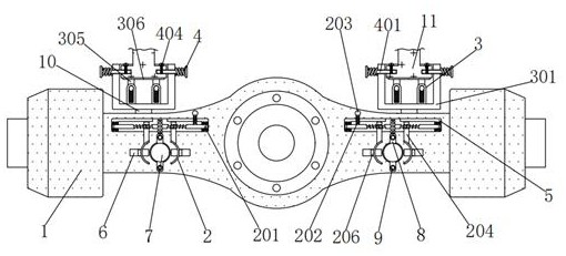 New energy electric vehicle power assembly